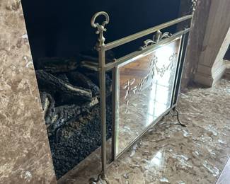 Art Nouveau Fireplace Screen