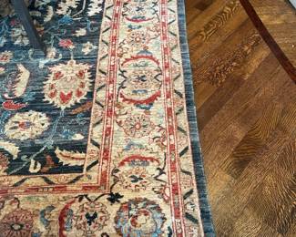 Large Hand Knotted Area Rug (10' x 14')