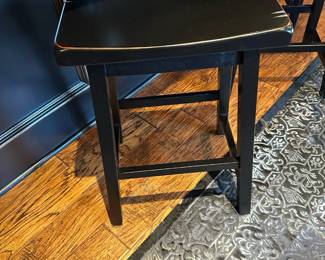 Wood Saddle Bar Stools