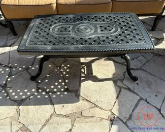 CASTELLE Villa Bianca Cast Aluminum Outdoor Patio Furniture