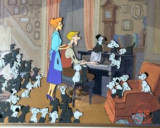 Limited Edition Hand Painted Cels from DISNEY'S One Hundred and One Dalmatians