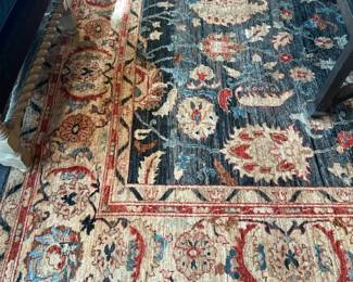 Large Hand Knotted Area Rug (10' x 14')
