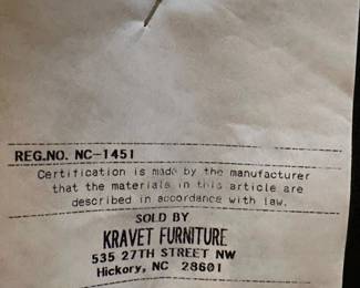 KRAVET FURNITURE Camel Leather and Maple Wood  Studded Yogi Counter Stool