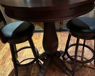 Contemporary Pub Table with Bar Stools