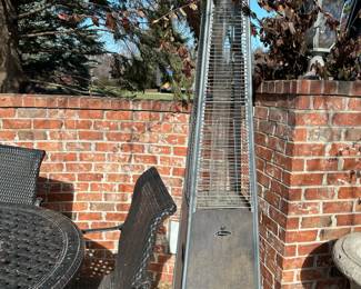 HILAND Hammered Bronze Steel Patio Propane Heater