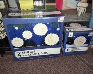 Light Up Christmas Spheres