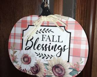 Fall Decor Sign