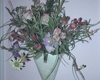 Walmart Hanging Tin Bucket Of Flowers