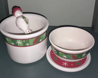 Longaberger Cheese Spread 4 Piece Set