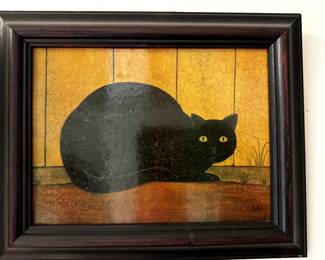 Framed Cat Art