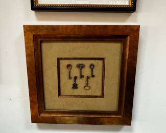 Framed Antique Key Art