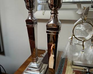 Pottery Barn Candlesticks, $30