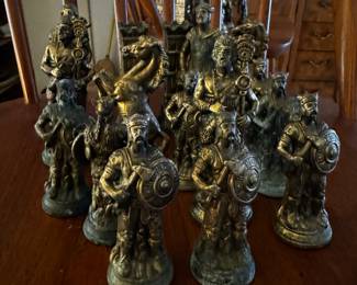 Metal Chess Pieces 