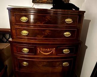 Wood Chest of Drawers, $300