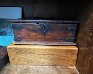A Few Old Wood Boxes
