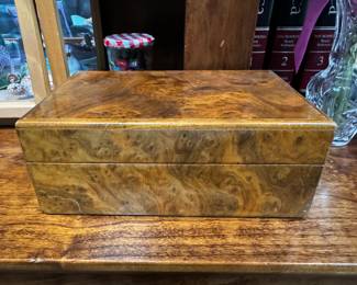 Burled Wood Box 