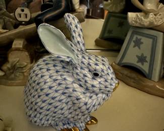 Herend Rabbit Figurine, $200
