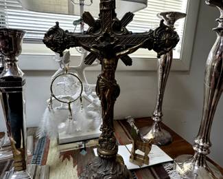Ornate Crucifix, $200