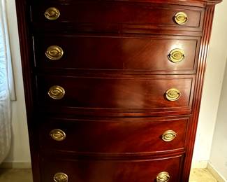 Wood Chest of Drawers, $400