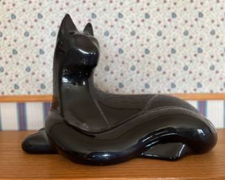 Vintage reclining cat