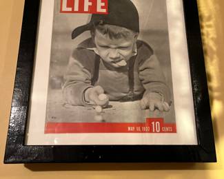 Framed life magazine 
