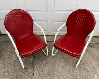 MCM spring chairs 