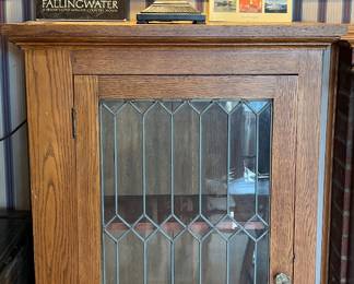 Handsome craftsman/deco bookcases 