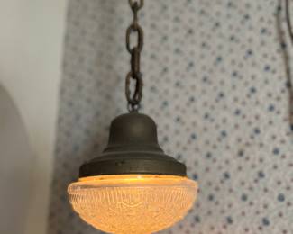 I love this hanging parlor lamp 