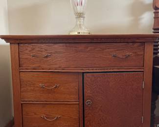 Not a lick of particleboard in this cabinet…just a good piece of solid furniture.