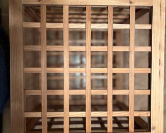 Unique handmade craftsman style crate 