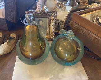 Venetian Glass Bookends