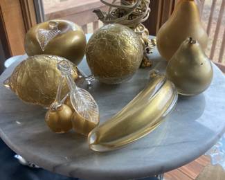 Venetian glass fruit