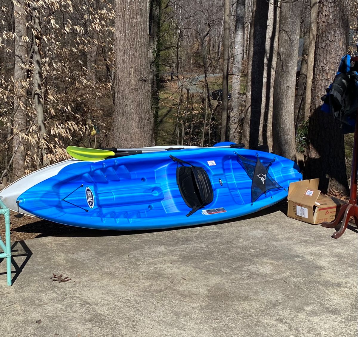 2 Kayaks , Oars &  lifejackets 