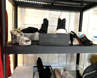 Assorted Designer shoes, Christian Labouttin, Stewart Weitzman, Eileen Fisher 