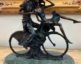 bicycle love by icart reproduction