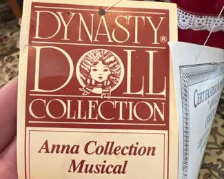 dynasty doll collection anna collection musical