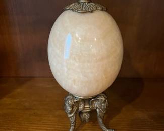 decorative egg on stand