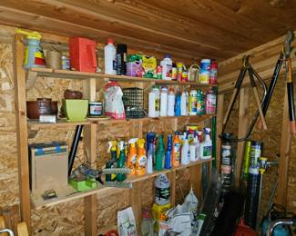 Cleaning and garden supplies