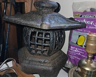 Cast Iron Pagoda garden art