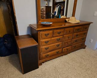 Dresser and EV14 Electro Voice speakers