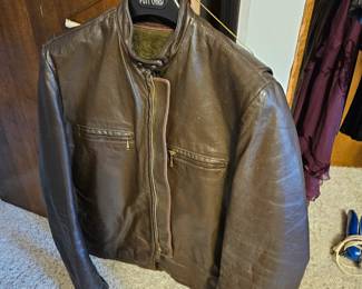 Biker leather jacket