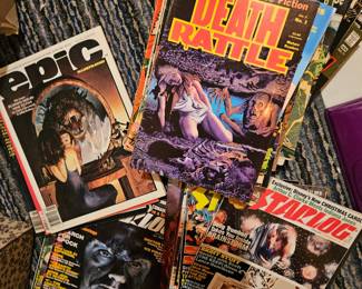 Epic, Star Log, Death Rattle ++++ magazines