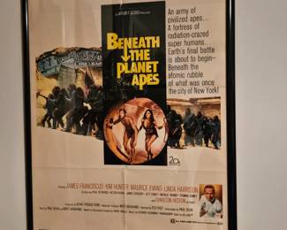 Beneath the planet of the apes poster