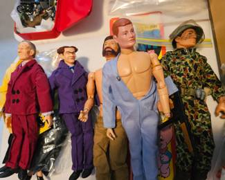 GI Joe figurines, and accessories