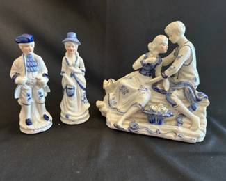 Beautiful, Old Porcellain Figurines 