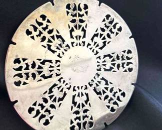 English Silver Plated Coaster