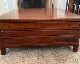 Bob Timberlake Coffee TableLEXINGTON Furniture. 3 Full Length Drawers with Metal Pulls