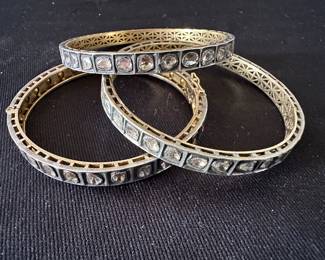 Diamonds and Gold Bangles