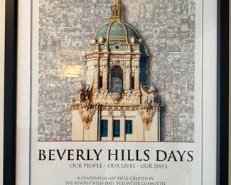 Numbered Series, Beverly Hills Days, Centennial Art Piece, 2014, Created By The Beverly Hills Volunteer Committee