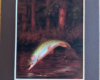 "Leaping Rainbow" signed and numbered